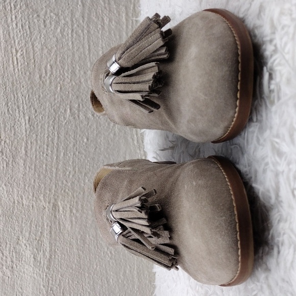 Franco Sarto Hadden Tan Suede Leather Almond Toe Low Heel Slip On Loafer Shoe - Picture 2 of 16